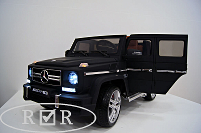 Электромобиль детский RiverToys Mercedes-Benz G63 (черный) с дистанционным управлением