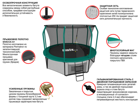 Батут UNIX line 10 ft SUPREME