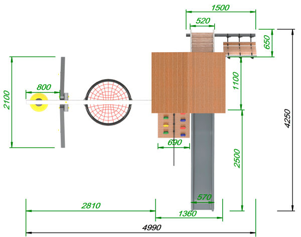 Детская площадка Пикник "Ультра А" 6.1