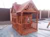 картинка Деревянный игровой домик №2 от магазина Лазалка