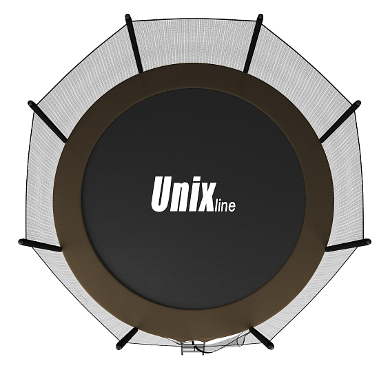 Батут UNIX line 10 ft Black&Brown (outside)