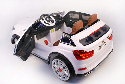 Электромобиль детский RiverToys  BMW M333MM (черный) с дистанционным управлением