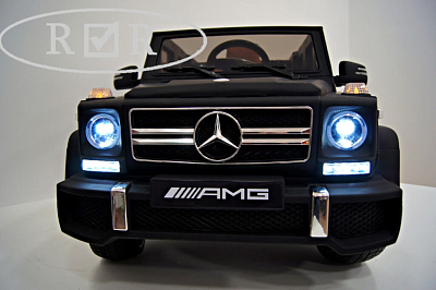 Электромобиль детский RiverToys Mercedes-Benz G63 (черный) с дистанционным управлением