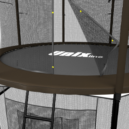 Батут UNIX line 10 ft Black&Brown (inside)