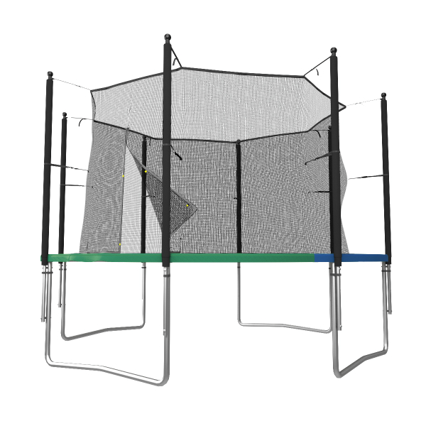 Батут с сеткой UNIX line Simple 8 ft (240 см) Color (Внутренняя сеть)